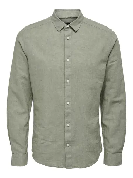 Only & Sons ONSCAIDEN LIFE LS SOLID LINEN SHIRT