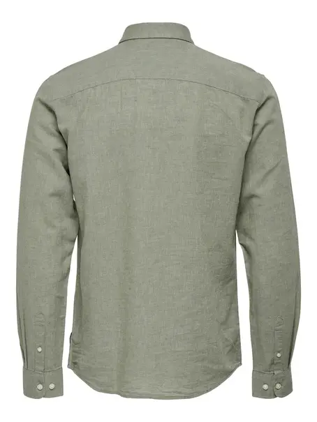 Only & Sons ONSCAIDEN LIFE LS SOLID LINEN SHIRT