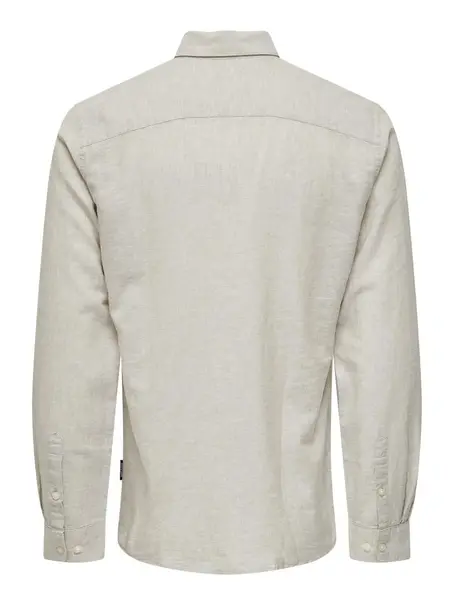 Only & Sons ONSCAIDEN LIFE LS SOLID LINEN SHIRT