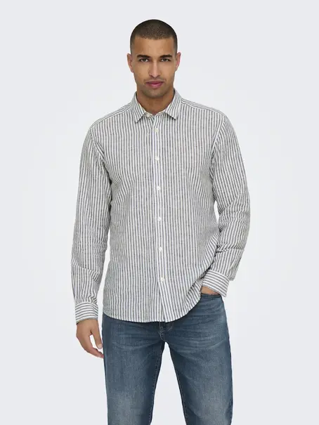 Only & Sons ONSCAIDEN LIFE LS STRIPE LINEN 660
