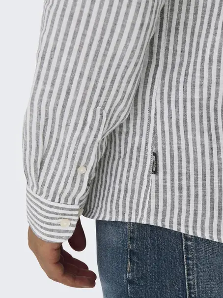 Only & Sons ONSCAIDEN LIFE LS STRIPE LINEN 660