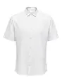 Only & Sons ONSCAIDEN LIFE SS SOLID LINEN SHIRT