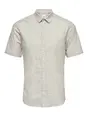 Only & Sons ONSCAIDEN LIFE SS SOLID LINEN SHIRT