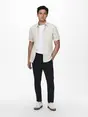 Only & Sons ONSCAIDEN LIFE SS SOLID LINEN SHIRT