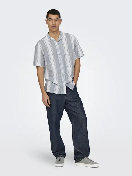 Only & Sons ONSCAIDEN LIFE STRIPE LINEN RESORT