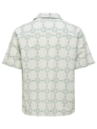 Only & Sons ONSCAIDEN REG FIT AOP SHIRT