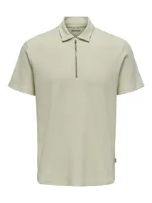 Only & Sons ONSCAL REG STRUCT SS HALFZIP POLO