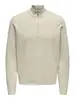 Only & Sons ONSCOOPER HALF ZIP HIGH NECK KNIT N