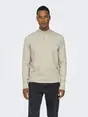 Only & Sons ONSCOOPER HALF ZIP HIGH NECK KNIT N