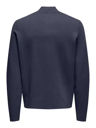 Only & Sons ONSCOOPER HALF ZIP HIGH NECK KNIT N