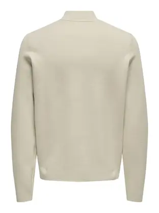 Only & Sons ONSCOOPER HALF ZIP HIGH NECK KNIT N