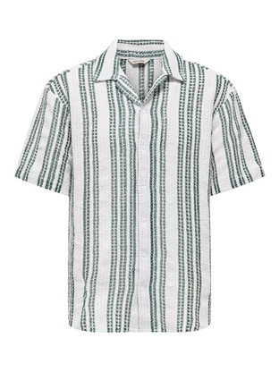 Only & Sons ONSDANI CROCHET SS SHIRT NOOS