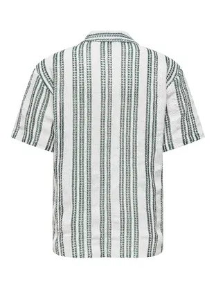 Only & Sons ONSDANI CROCHET SS SHIRT NOOS