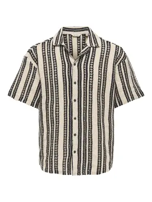 Only & Sons ONSDANI CROCHET SS SHIRT