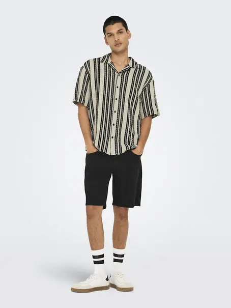 Only & Sons ONSDANI CROCHET SS SHIRT