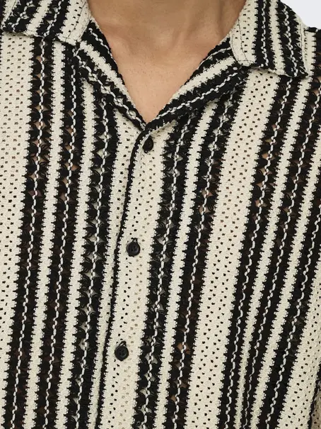 Only & Sons ONSDANI CROCHET SS SHIRT