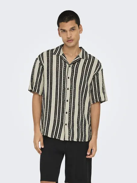 Only & Sons ONSDANI CROCHET SS SHIRT