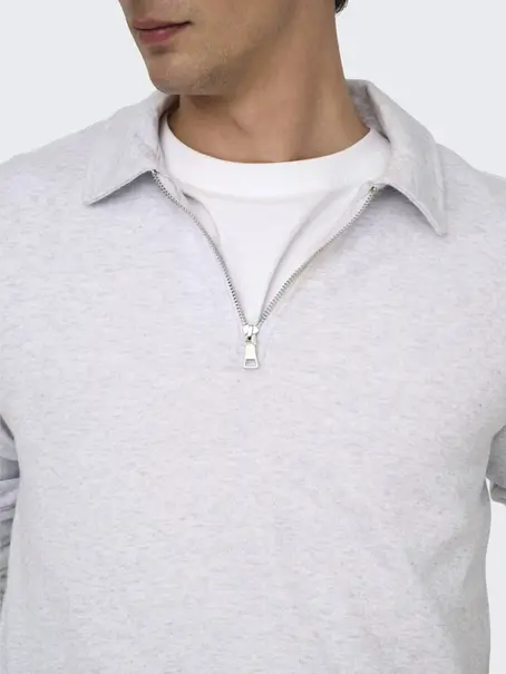 Only & Sons ONSDAVID REG HALF ZIP SWEAT NOOS