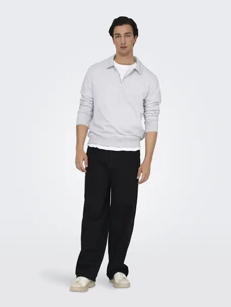 Only & Sons ONSDAVID REG HALF ZIP SWEAT NOOS