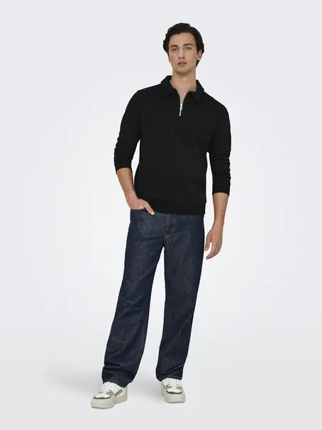 Only & Sons ONSDAVID REG HALF ZIP SWEAT NOOS