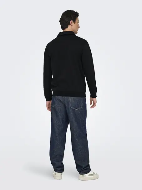 Only & Sons ONSDAVID REG HALF ZIP SWEAT NOOS