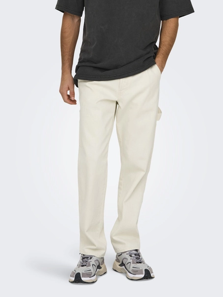 Only & Sons ONSEDGE STRAIGHT CAR ECRU1088PIMDNM