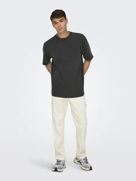 Only & Sons ONSEDGE STRAIGHT CAR ECRU1088PIMDNM