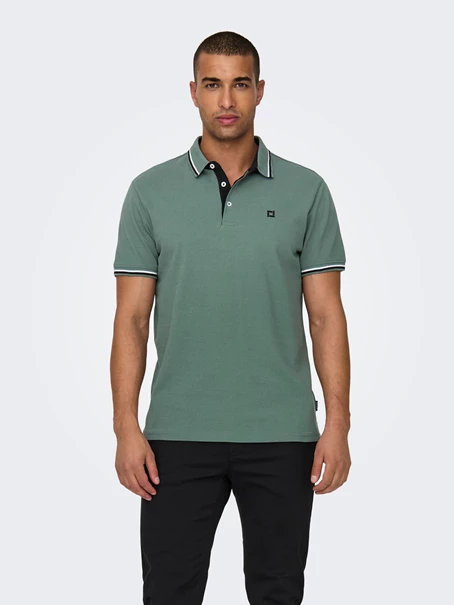 Only & Sons ONSFLETCHER LIFE SLIM SS POLO NOOS