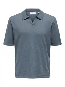 Only & Sons ONSGEORGE REG 12 LINEN SS POLO KNIT