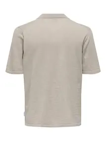 Only & Sons ONSGEORGE REG 12 LINEN SS POLO KNIT