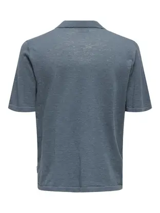Only & Sons ONSGEORGE REG 12 LINEN SS POLO KNIT