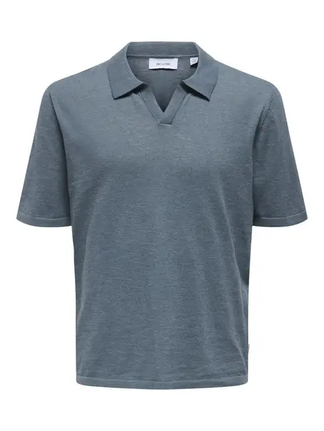 Only & Sons ONSGEORGE REG 12 LINEN SS POLO KNIT