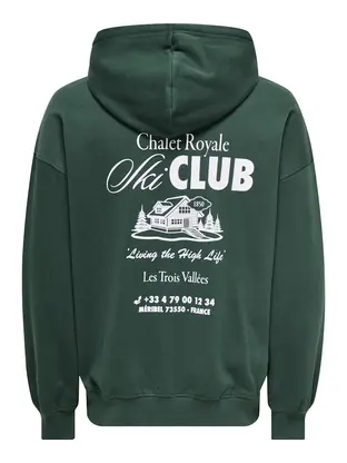 Only & Sons ONSHARLAUT OVZ HOODIE CS CENT
