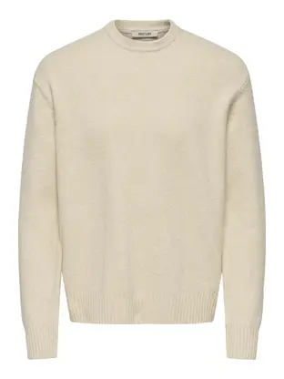 Only & Sons ONSJAMES RLX CREW KNIT NOOS