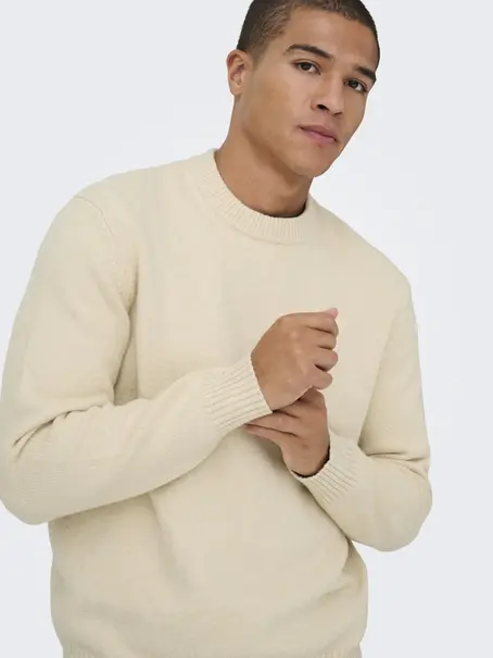 Only & Sons ONSJAMES RLX CREW KNIT NOOS