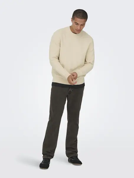 Only & Sons ONSJAMES RLX CREW KNIT NOOS