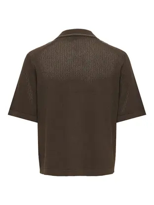 Only & Sons ONSJORY LIFE RLX CROP SS SHIRT KNIT