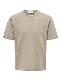 Only & Sons ONSKEN RLX SS CROCHET CREW KNIT