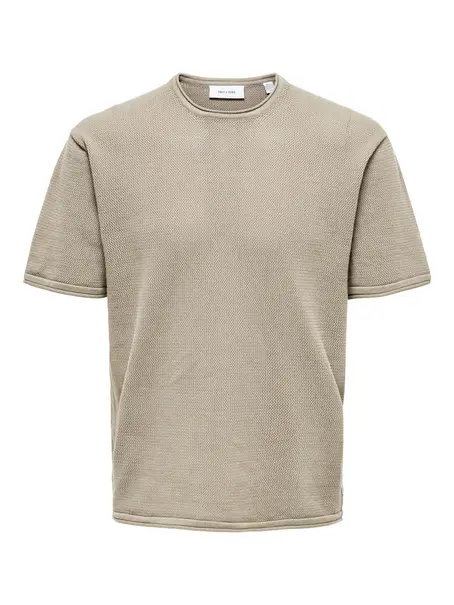 Only & Sons ONSKEN RLX SS CROCHET CREW KNIT