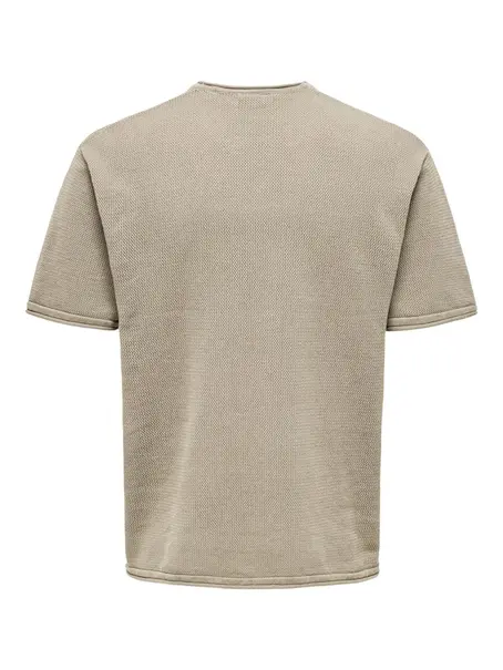 Only & Sons ONSKEN RLX SS CROCHET CREW KNIT