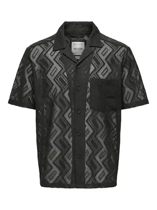 Only & Sons ONSLANDEN REG LACE SS RESORT SHIRT