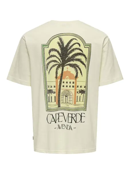 Only & Sons ONSLUIS PALM RLX SS TEE CS