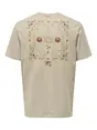 Only & Sons ONSMANUEL LIFE REG SS DESERT TEE CS