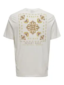 Only & Sons ONSMANUEL LIFE REG SS DESERT TEE CS