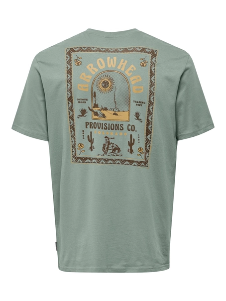 Only & Sons ONSMANUEL LIFE REG SS DESERT TEE CS