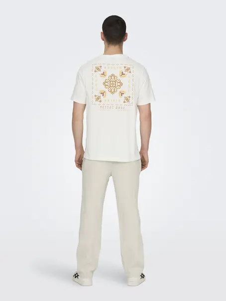 Only & Sons ONSMANUEL LIFE REG SS DESERT TEE CS