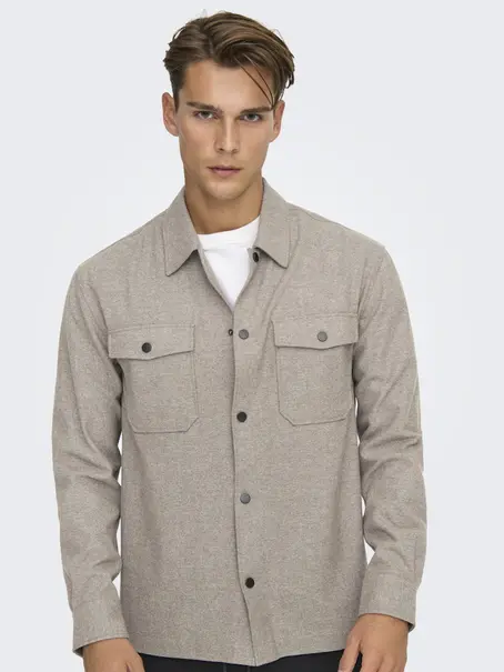 Only & Sons ONSMARK BRUSHED 0353 OVERSHIRT