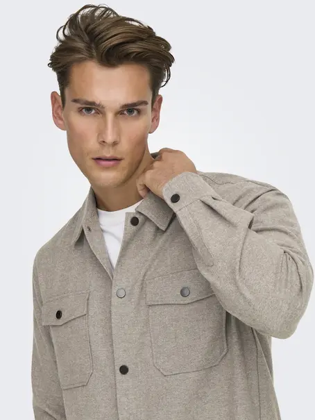 Only & Sons ONSMARK BRUSHED 0353 OVERSHIRT