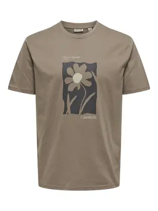 Only & Sons ONSMAX LIFE FLOWER REG SS TEE VD
