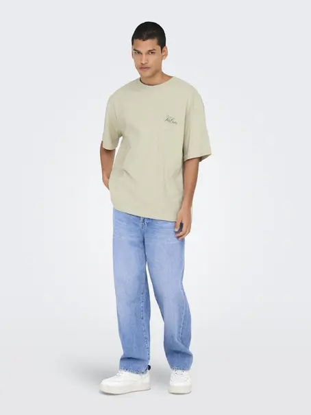 Only & Sons ONSMILO PASADENA OVS SS TEE
